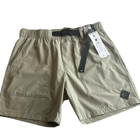 Hurley Phantom Camper Shorts Men’s Size M Khaki 17” VLLY17 Quick Dry Stretch NWT - Picture 1 of 6
